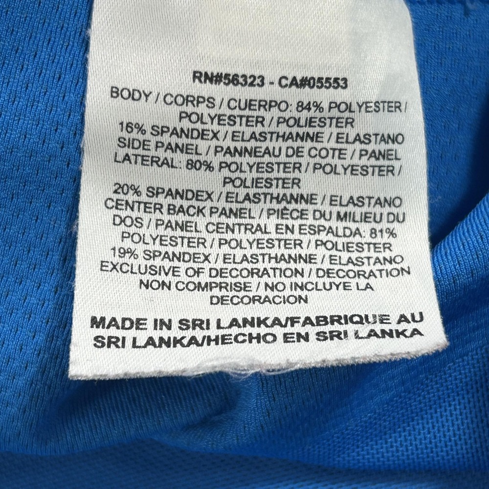 Nike Pro Combat Dri-FIT Tank Top Mens Large Blue Animal 412580-406 - Picture 9 of 11